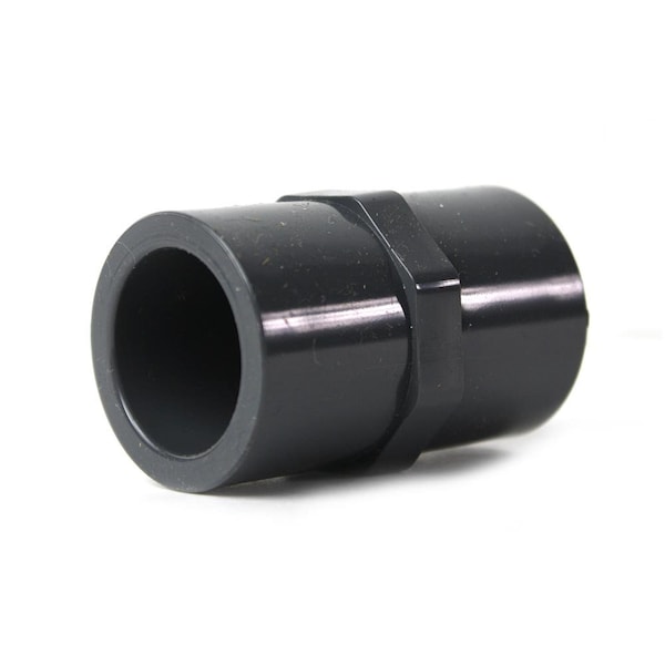 Thrifco Plumbing 1/2 Inch Slip x Slip PVC Coupling SCH 80 8213748 - main